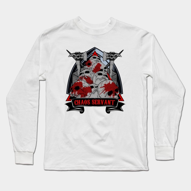 CHAOS SERVANT Long Sleeve T-Shirt by theanomalius_merch